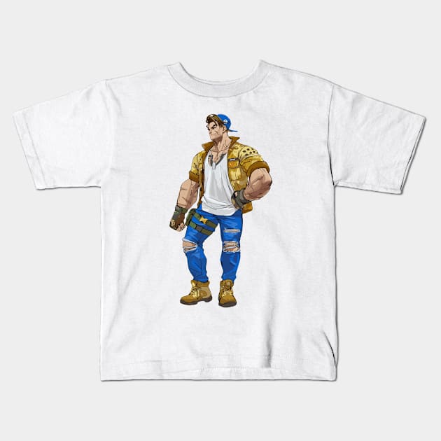 Luke - Street Fighter 6 Kids T-Shirt by moreirapod